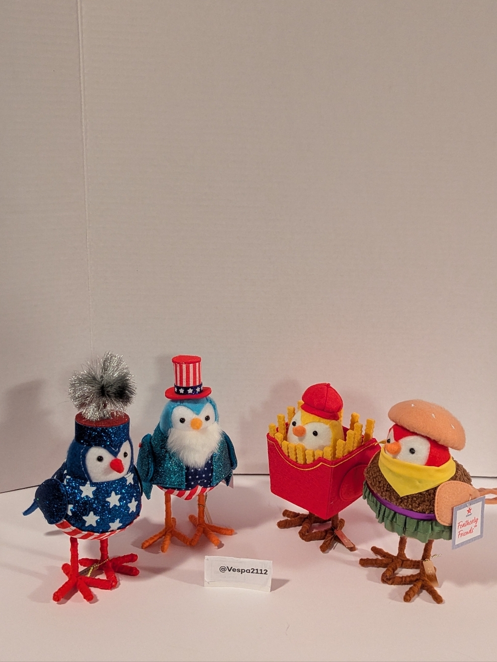 Target Featherly Friend Summer 4th Of July Tater Sam Sparky Patty Set Of 4